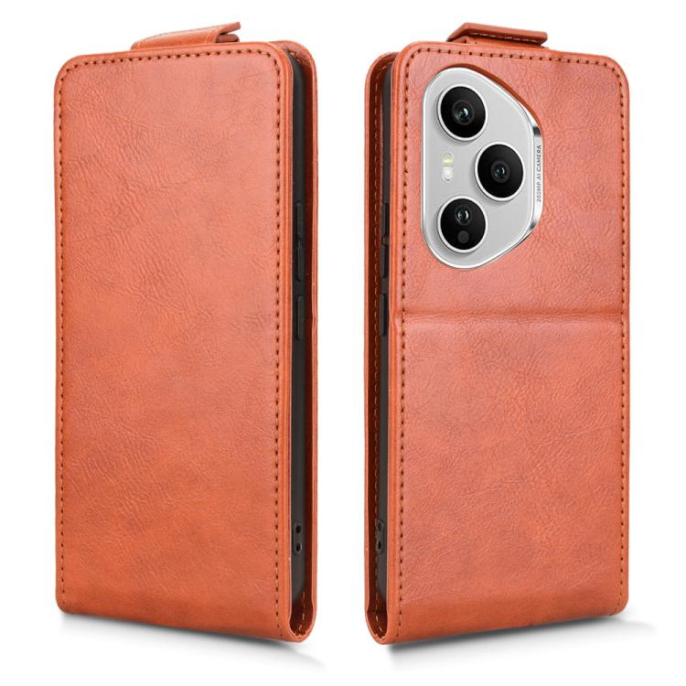 For Honor 400 Pro Global 160.8mm Magnetic Vertical Flip Leather Phone Case with Buckle