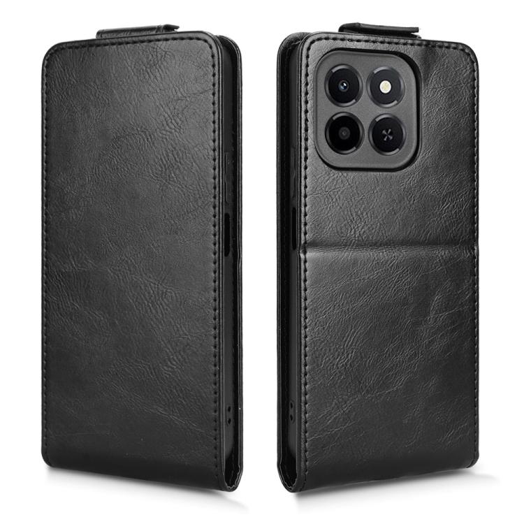 For Honor X6c 4G Magnetic Vertical Flip Leather Phone Case with Buckle