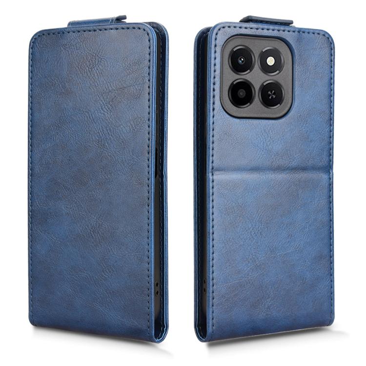 For Honor X6c 4G Magnetic Vertical Flip Leather Phone Case with Buckle