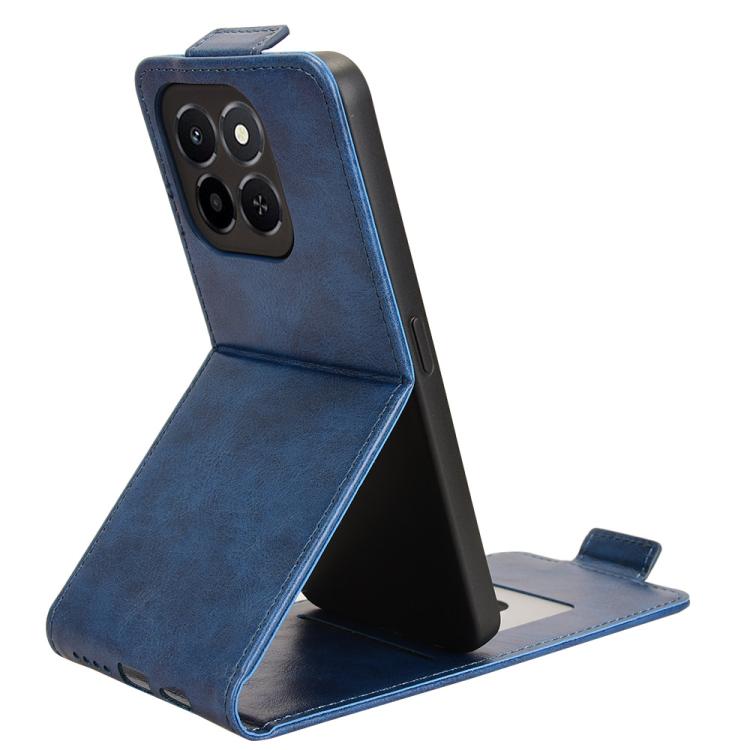 For Honor X6c 4G Magnetic Vertical Flip Leather Phone Case with Buckle