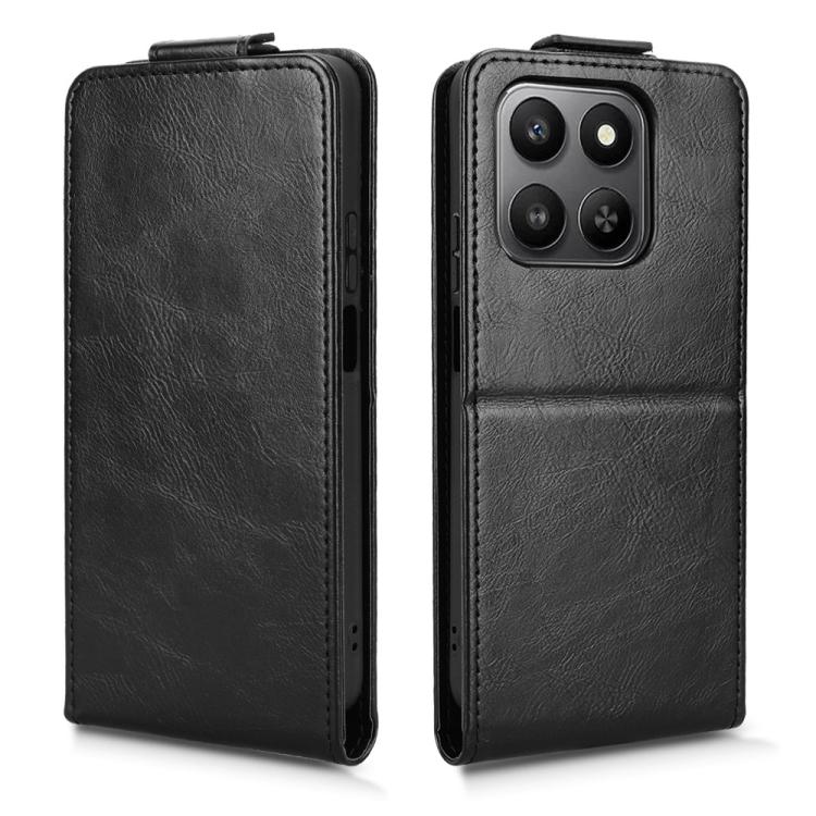 For Honor 400 Smart 5G Magnetic Vertical Flip Leather Phone Case with Buckle