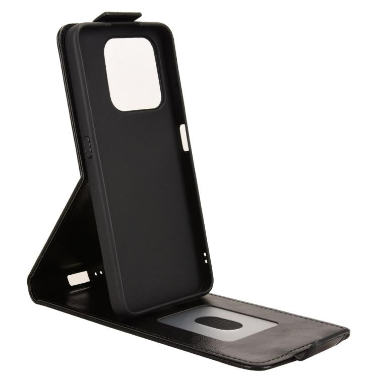 For Honor 400 Smart 5G Magnetic Vertical Flip Leather Phone Case with Buckle