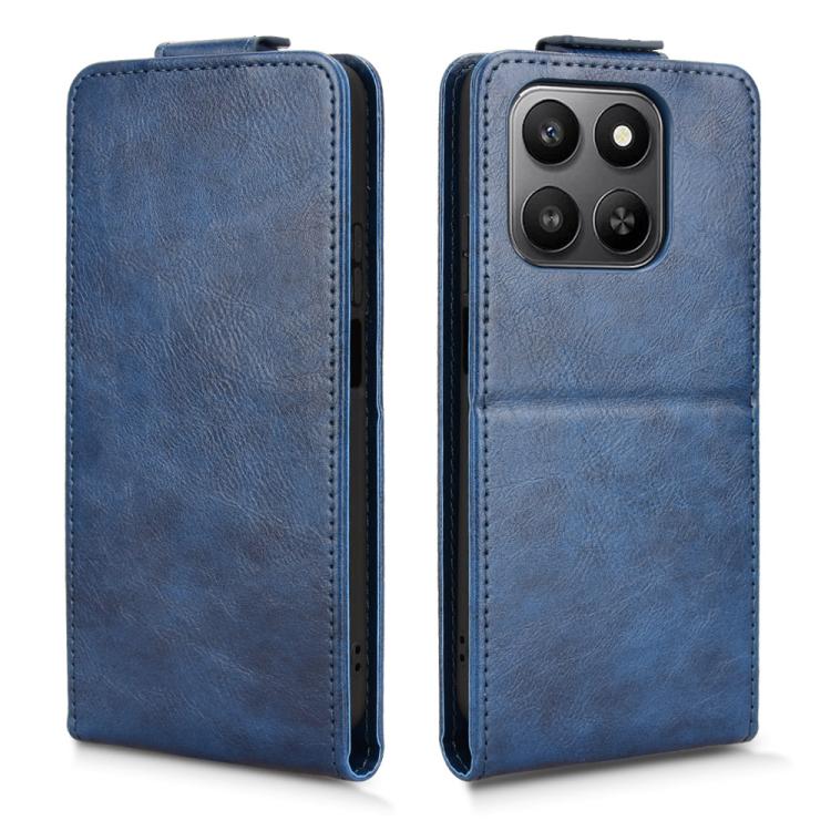 For Honor 400 Smart 5G Magnetic Vertical Flip Leather Phone Case with Buckle