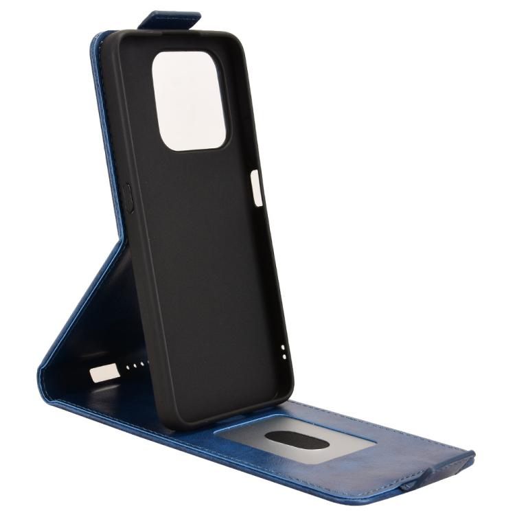 For Honor 400 Smart 5G Magnetic Vertical Flip Leather Phone Case with Buckle