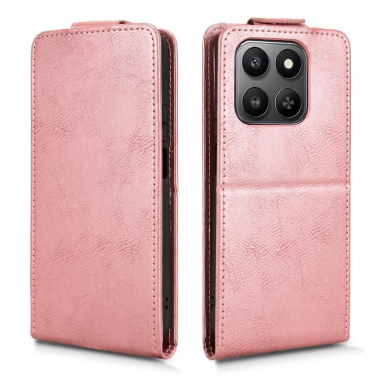 For Honor 400 Smart 5G Magnetic Vertical Flip Leather Phone Case with Buckle