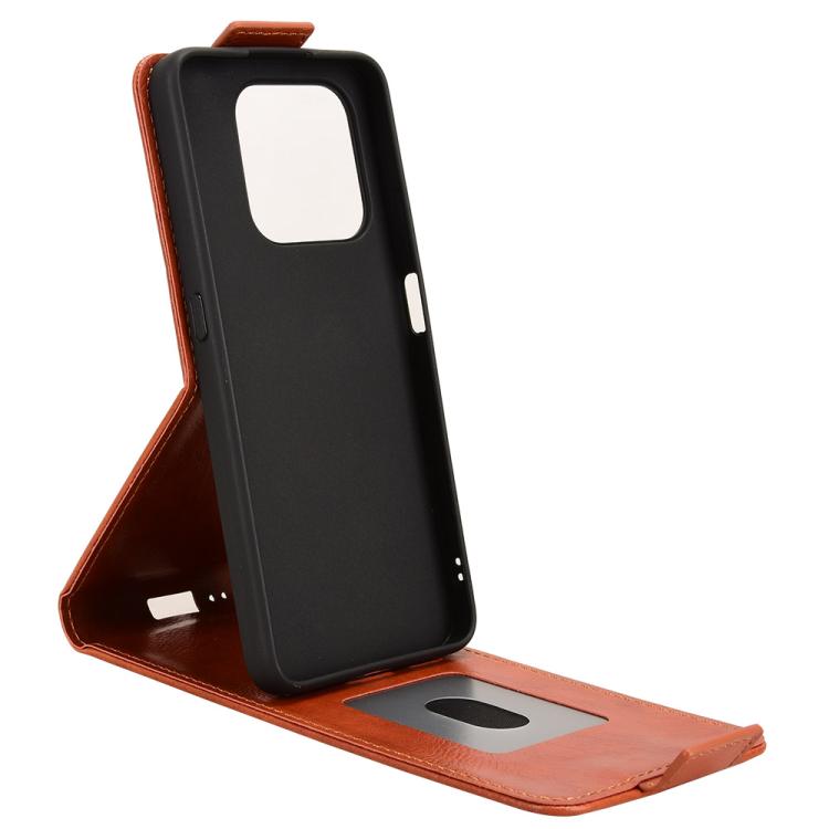 For Honor 400 Smart 5G Magnetic Vertical Flip Leather Phone Case with Buckle