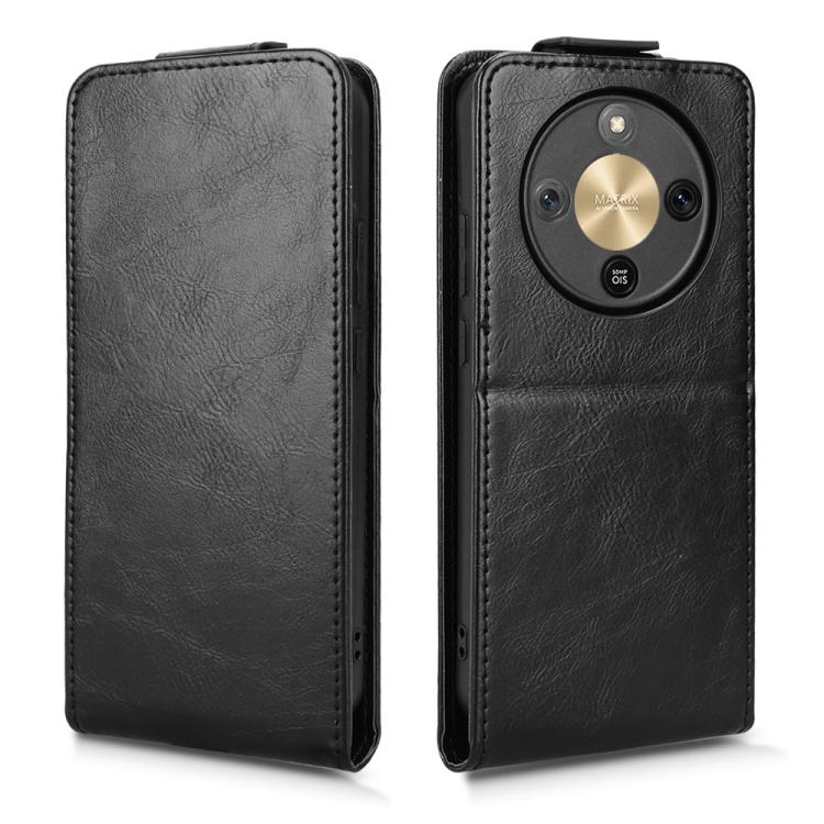 For Honor X70 5G / X9d Magnetic Vertical Flip Leather Phone Case with Buckle