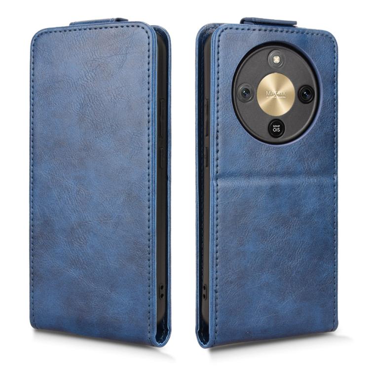 For Honor X70 5G / X9d Magnetic Vertical Flip Leather Phone Case with Buckle
