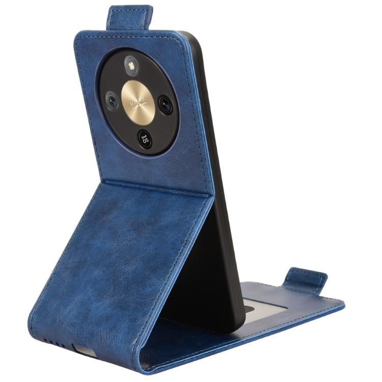 For Honor X70 5G / X9d Magnetic Vertical Flip Leather Phone Case with Buckle