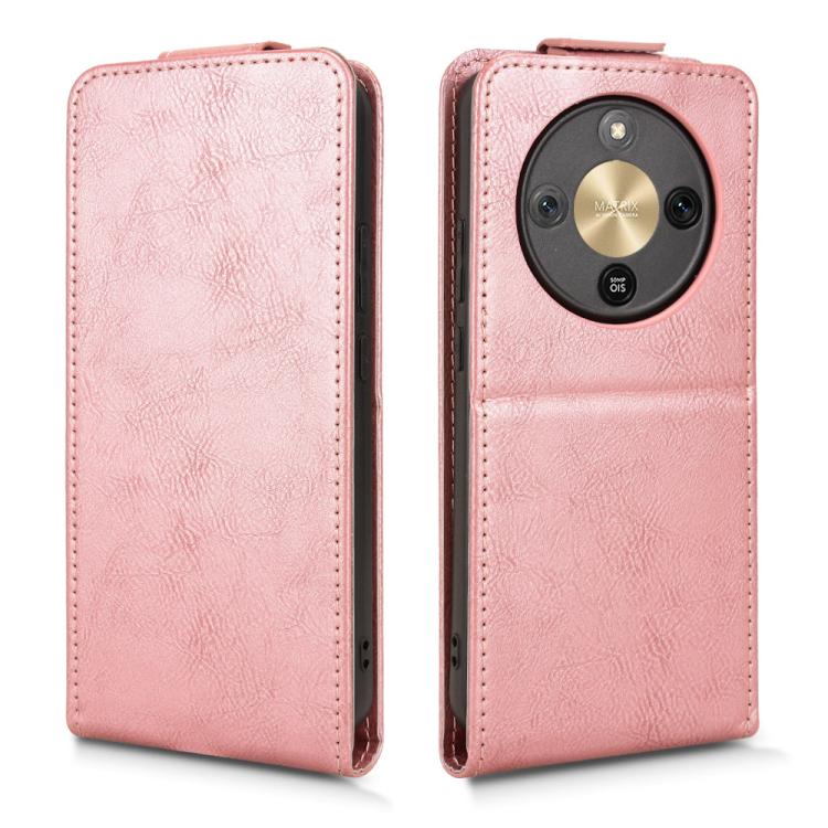 For Honor X70 5G / X9d Magnetic Vertical Flip Leather Phone Case with Buckle