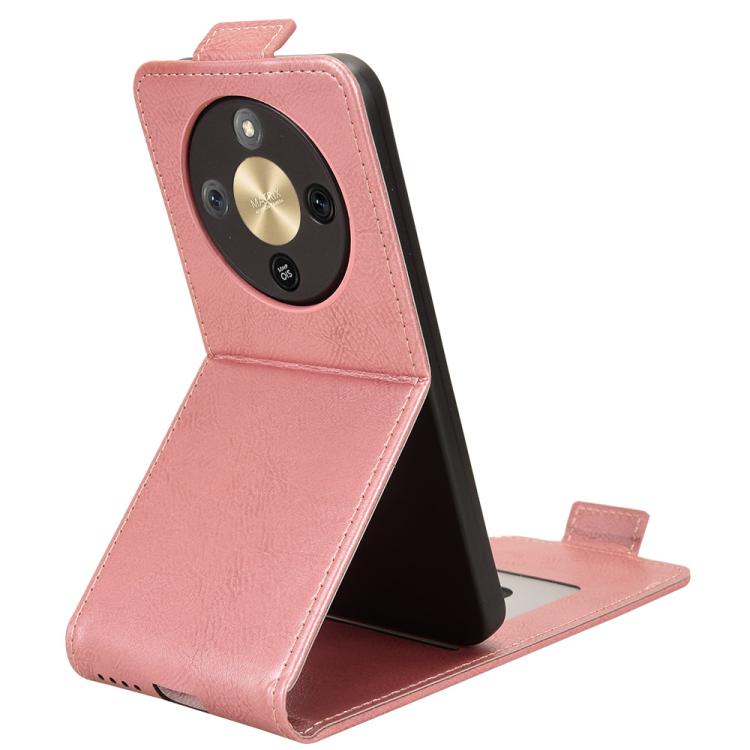 For Honor X70 5G / X9d Magnetic Vertical Flip Leather Phone Case with Buckle