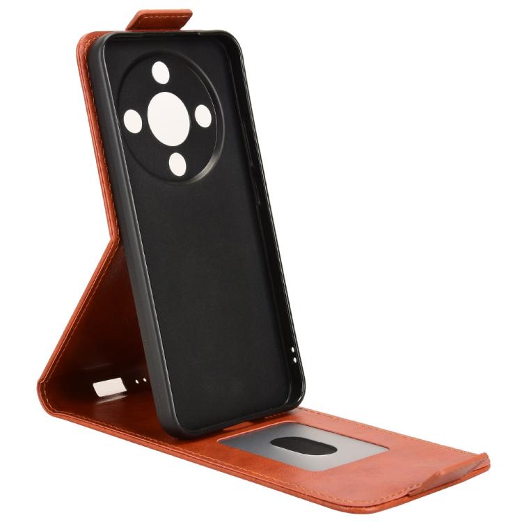 For Honor X70 5G / X9d Magnetic Vertical Flip Leather Phone Case with Buckle