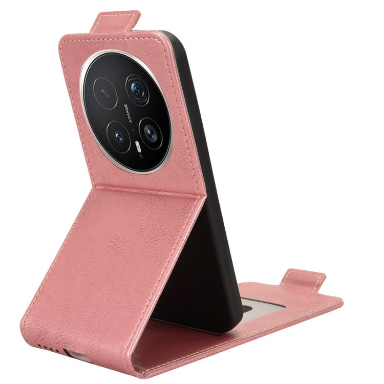 For Honor Magic8 Pro Magnetic Vertical Flip Leather Phone Case with Buckle