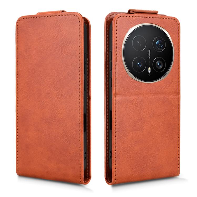 For Honor Magic8 Pro Magnetic Vertical Flip Leather Phone Case with Buckle