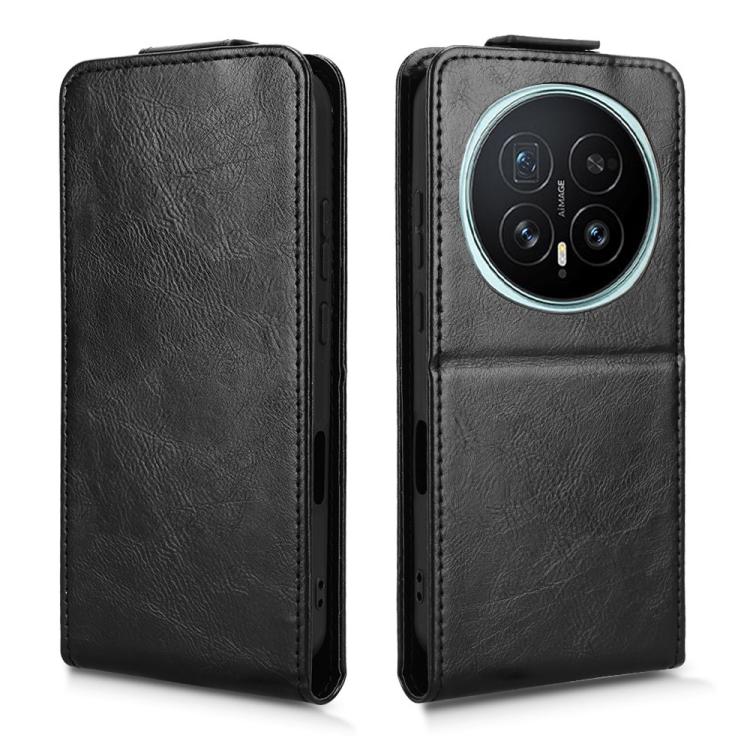 For Honor Magic8 Magnetic Vertical Flip Leather Phone Case with Buckle