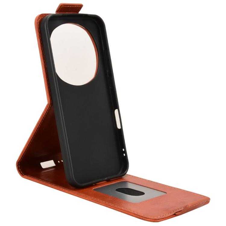For Honor Magic8 Magnetic Vertical Flip Leather Phone Case with Buckle