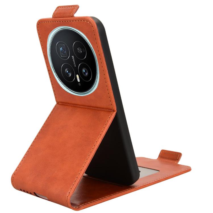 For Honor Magic8 Magnetic Vertical Flip Leather Phone Case with Buckle