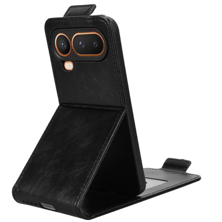 For Honor Magic8 Pro Air 5G Magnetic Vertical Flip Leather Phone Case with Buckle