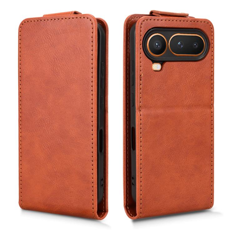 For Honor Magic8 Pro Air 5G Magnetic Vertical Flip Leather Phone Case with Buckle
