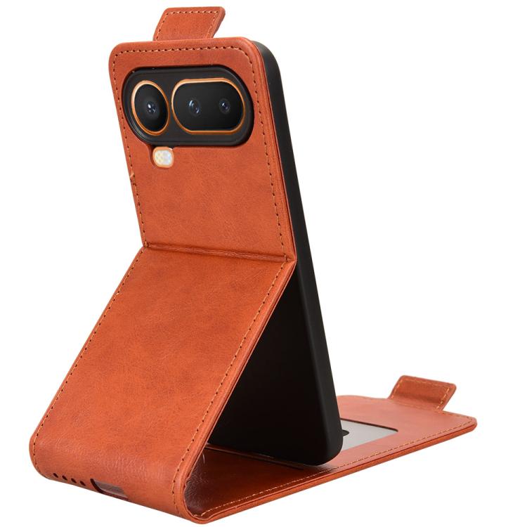 For Honor Magic8 Pro Air 5G Magnetic Vertical Flip Leather Phone Case with Buckle