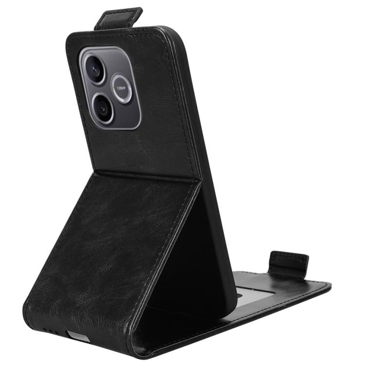 For Honor 600 Lite Global Magnetic Vertical Flip Leather Phone Case with Buckle