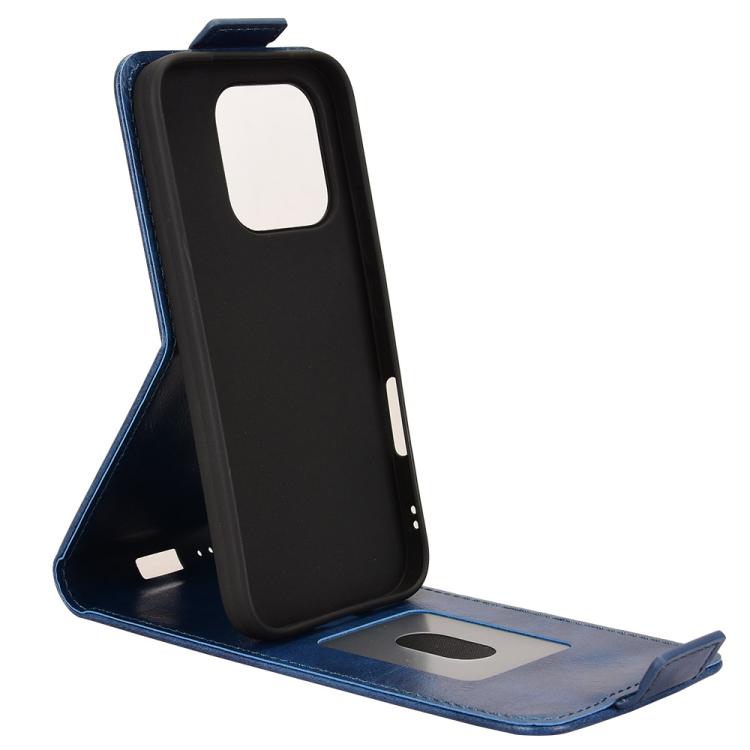 For Honor 600 Lite Global Magnetic Vertical Flip Leather Phone Case with Buckle