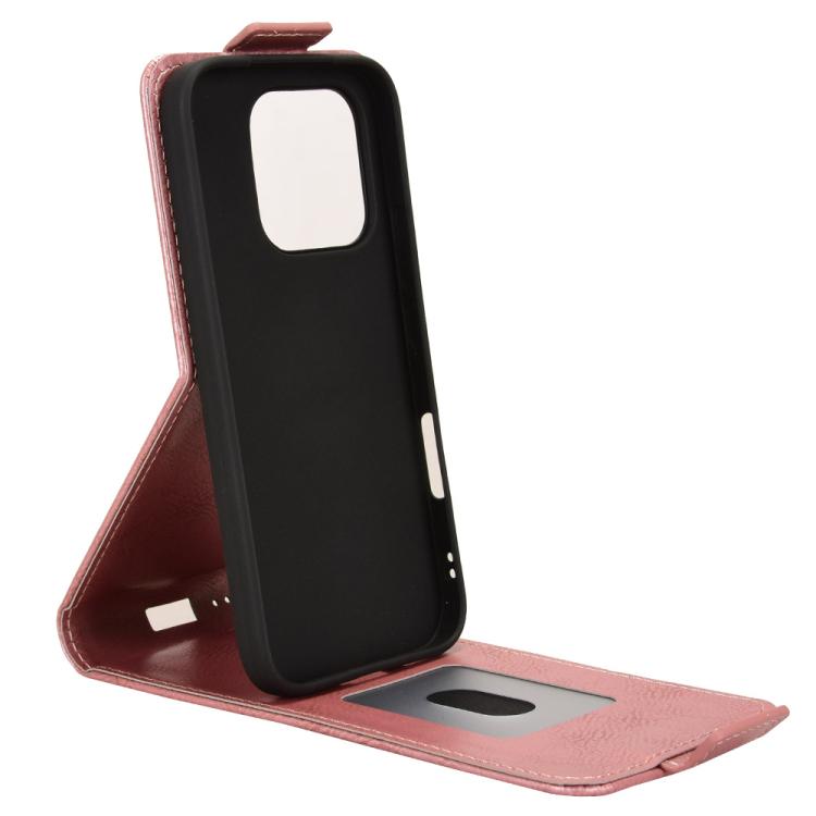 For Honor 600 Lite Global Magnetic Vertical Flip Leather Phone Case with Buckle