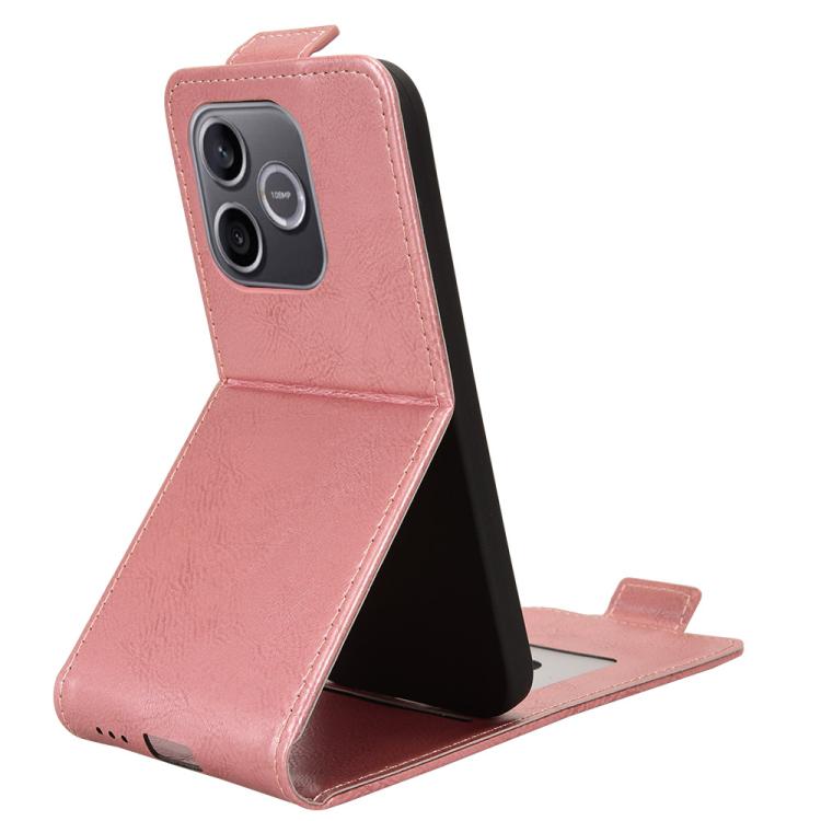 For Honor 600 Lite Global Magnetic Vertical Flip Leather Phone Case with Buckle