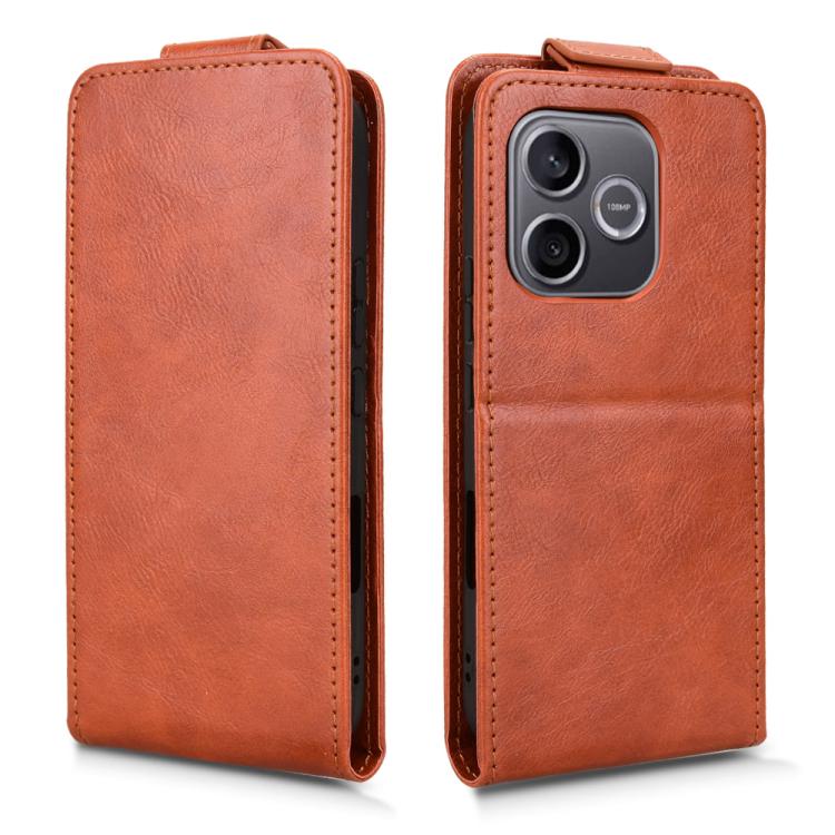 For Honor 600 Lite Global Magnetic Vertical Flip Leather Phone Case with Buckle