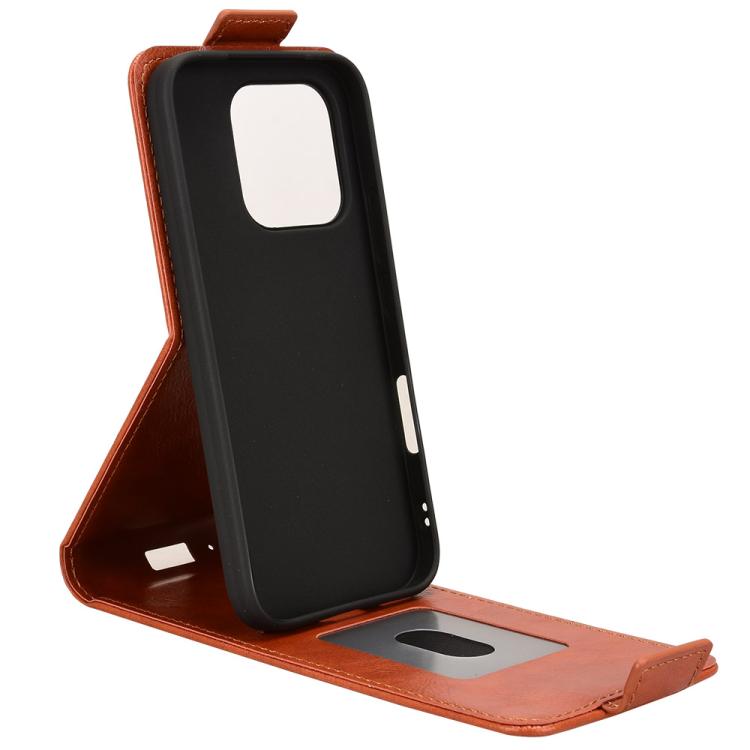 For Honor 600 Lite Global Magnetic Vertical Flip Leather Phone Case with Buckle