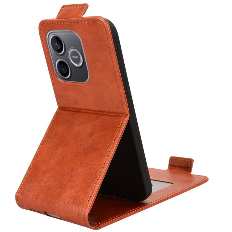 For Honor 600 Lite Global Magnetic Vertical Flip Leather Phone Case with Buckle