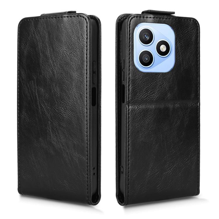For Honor X8d 4G Magnetic Vertical Flip Leather Phone Case with Buckle
