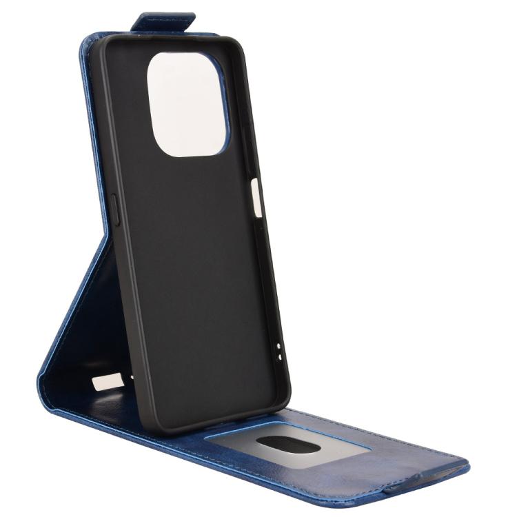 For Honor X8d 4G Magnetic Vertical Flip Leather Phone Case with Buckle