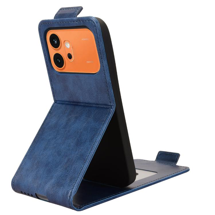 For Honor 600 / 600 Pro Global Magnetic Vertical Flip Leather Phone Case with Buckle