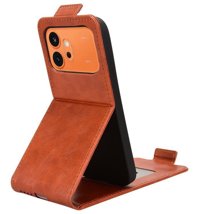 For Honor 600 / 600 Pro Global Magnetic Vertical Flip Leather Phone Case with Buckle