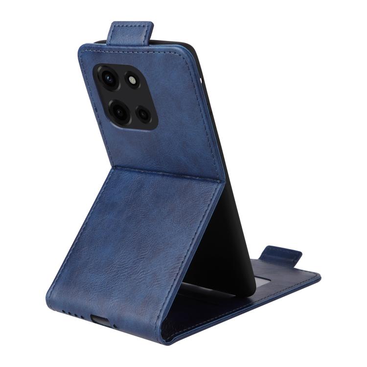For Motorola Edge 60 Fusion Magnetic Vertical Flip Leather Phone Case with Buckle