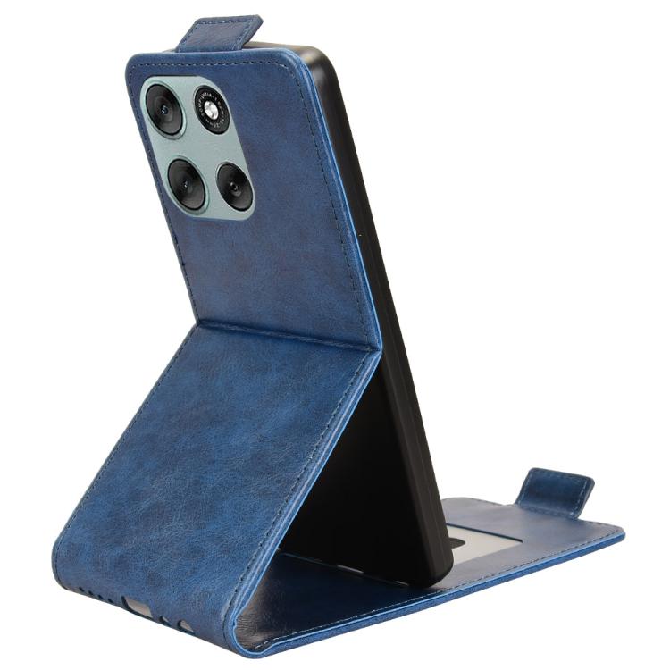For Motorola Moto G56 5G Magnetic Vertical Flip Leather Phone Case with Buckle