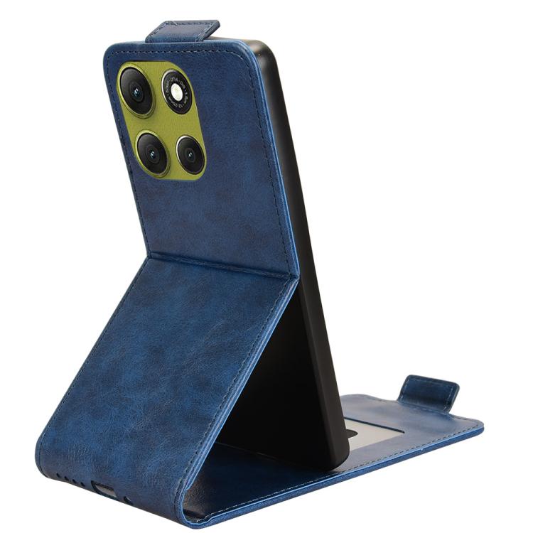 For Motorola Moto G86 5G Magnetic Vertical Flip Leather Phone Case with Buckle