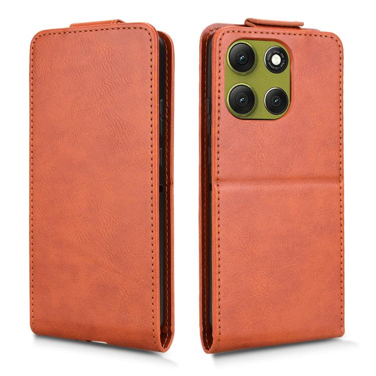 For Motorola Moto G86 5G Magnetic Vertical Flip Leather Phone Case with Buckle