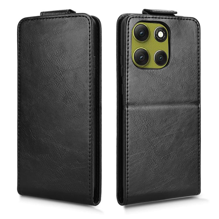 For Motorola Moto G86 Power 5G Magnetic Vertical Flip Leather Phone Case with Buckle