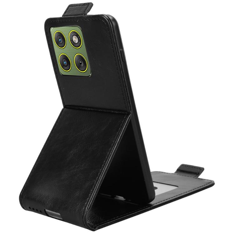 For Motorola Edge 70 5G Magnetic Vertical Flip Leather Phone Case with Buckle
