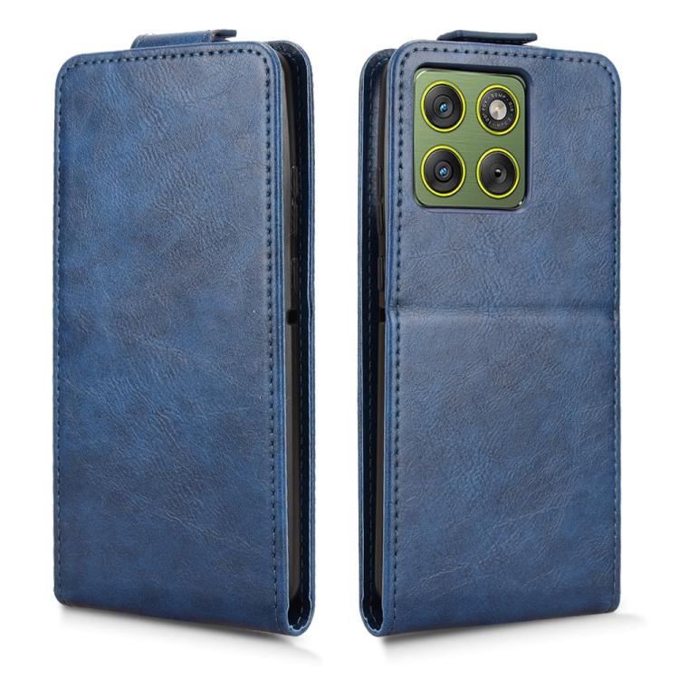 For Motorola Edge 70 5G Magnetic Vertical Flip Leather Phone Case with Buckle