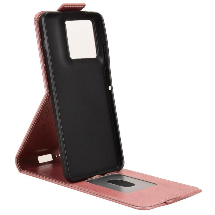 For Motorola Edge 70 5G Magnetic Vertical Flip Leather Phone Case with Buckle