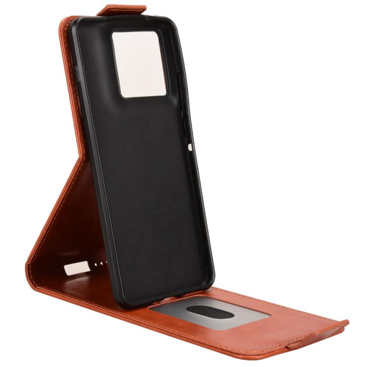 For Motorola Edge 70 5G Magnetic Vertical Flip Leather Phone Case with Buckle