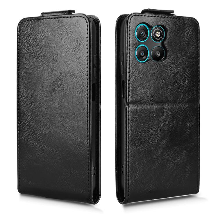 For Motorola Moto G57 Power / G67 Power Magnetic Vertical Flip Leather Phone Case with Buckle