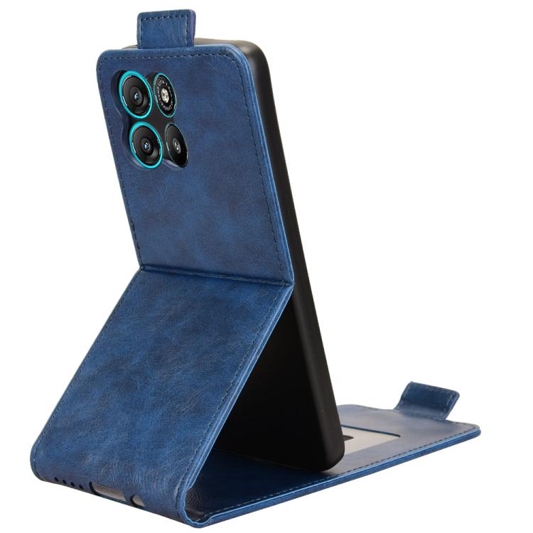 For Motorola Moto G57 Power / G67 Power Magnetic Vertical Flip Leather Phone Case with Buckle