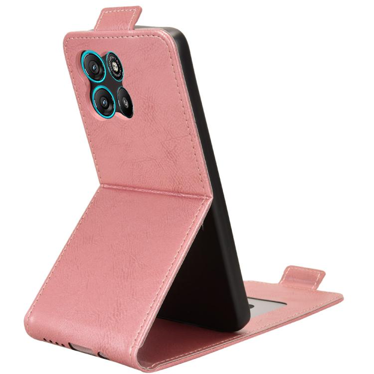For Motorola Moto G57 Power / G67 Power Magnetic Vertical Flip Leather Phone Case with Buckle