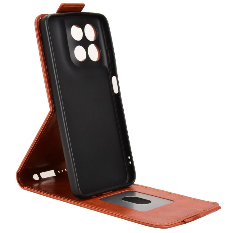 For Motorola Moto G57 Power / G67 Power Magnetic Vertical Flip Leather Phone Case with Buckle
