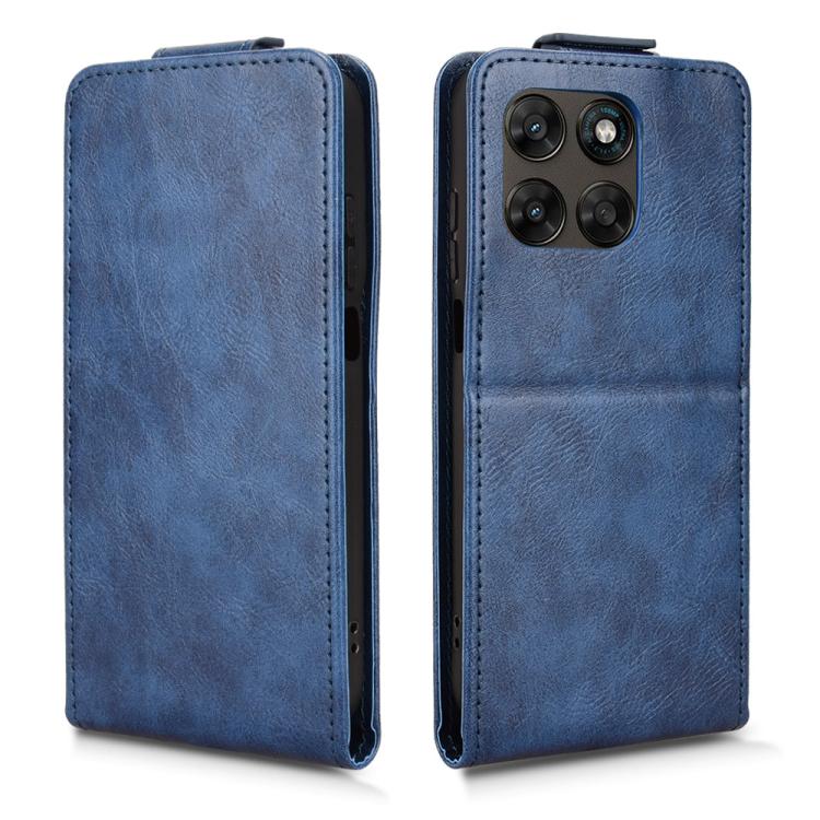 For Motorola Moto G67 5G / G77 5G Magnetic Vertical Flip Leather Phone Case with Buckle