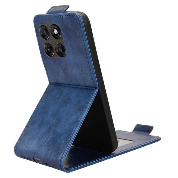 For Motorola Moto G67 5G / G77 5G Magnetic Vertical Flip Leather Phone Case with Buckle